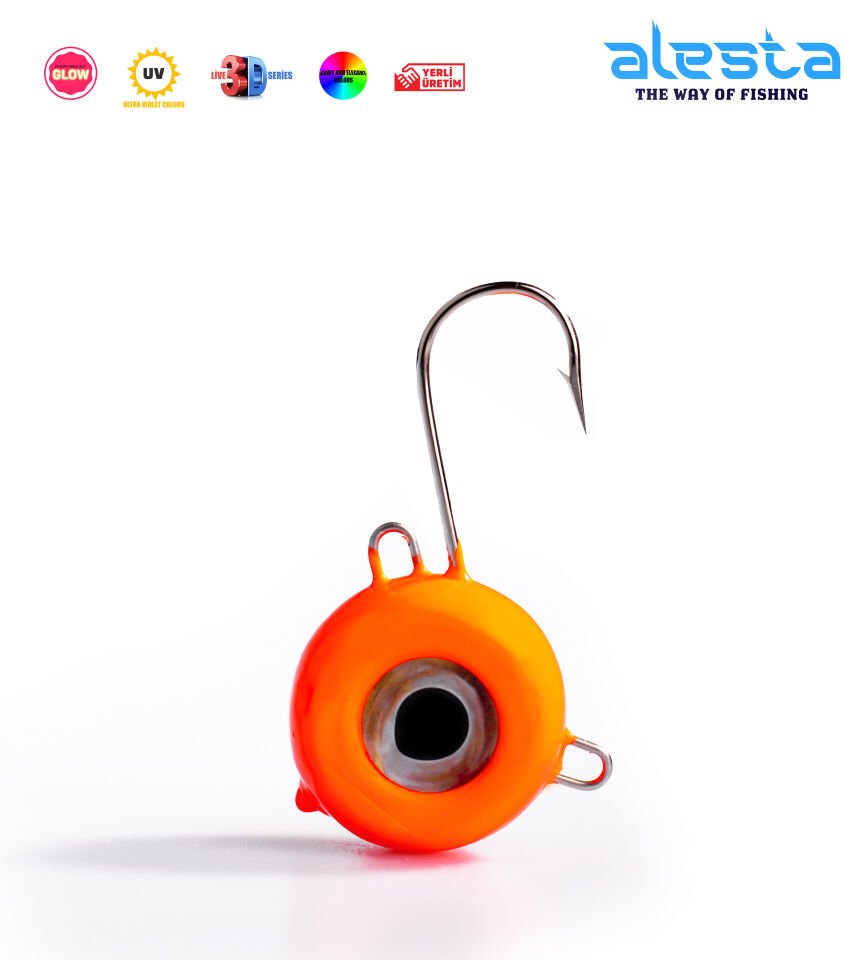 TENYA JIGHEAD 250G X6049 TURUNCU GLOW