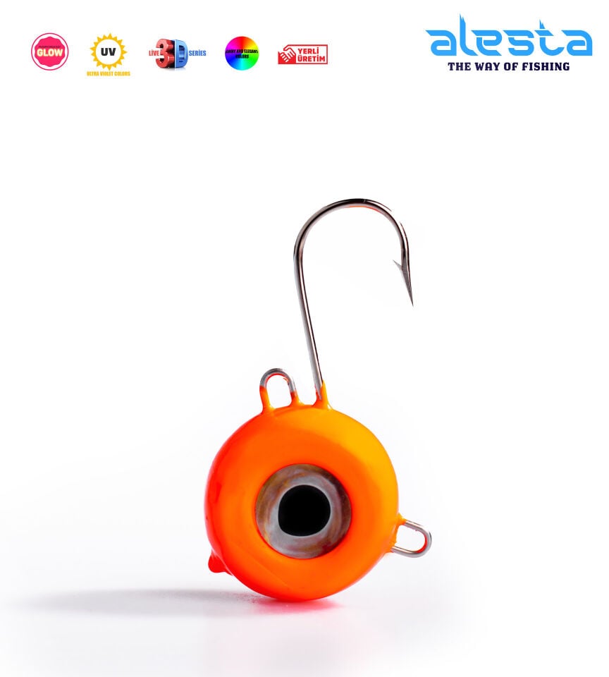 TENYA JIGHEAD 250G X6049 TURUNCU GLOW