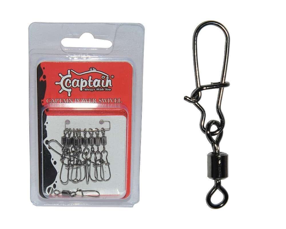 Captain 5029 Kilitli Klips Fast 10lu Paket Black Nikel Standart