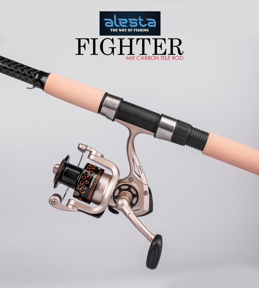 FIGHTER 100 X5000 TELE 210 CM 50-100G MIX KARBON