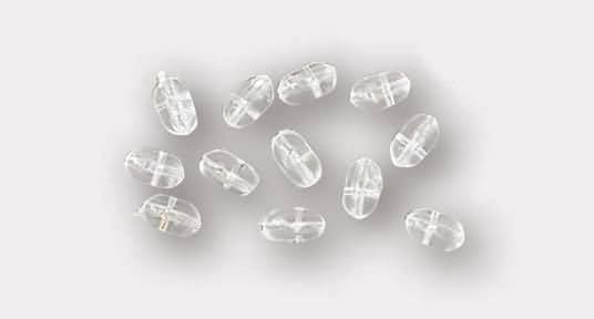 Fladen 4 Yön Şeffaf Boncuk 12P