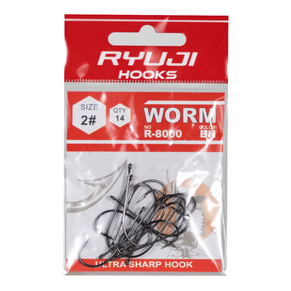 RYUJI WORM BLACK NICKEL İĞNE