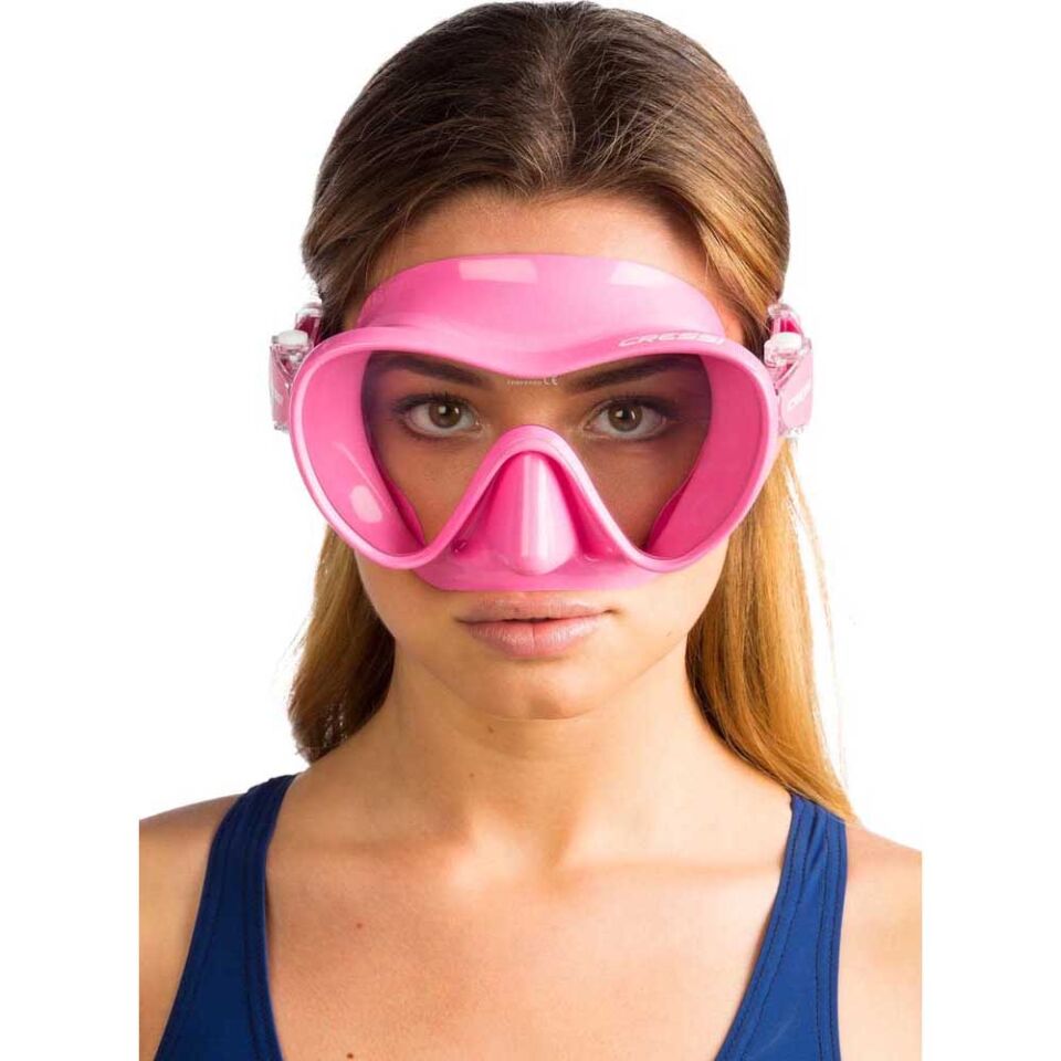 Cressi F1 Frameless Dalış Maskesi ÇOCUK - PINK