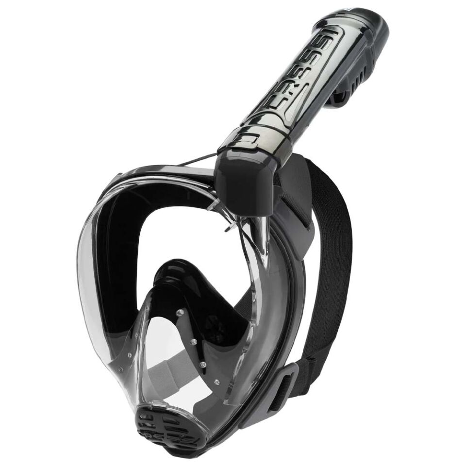 Cressi Baron Tam Yüz Maske BLACK-BLACK - S - M