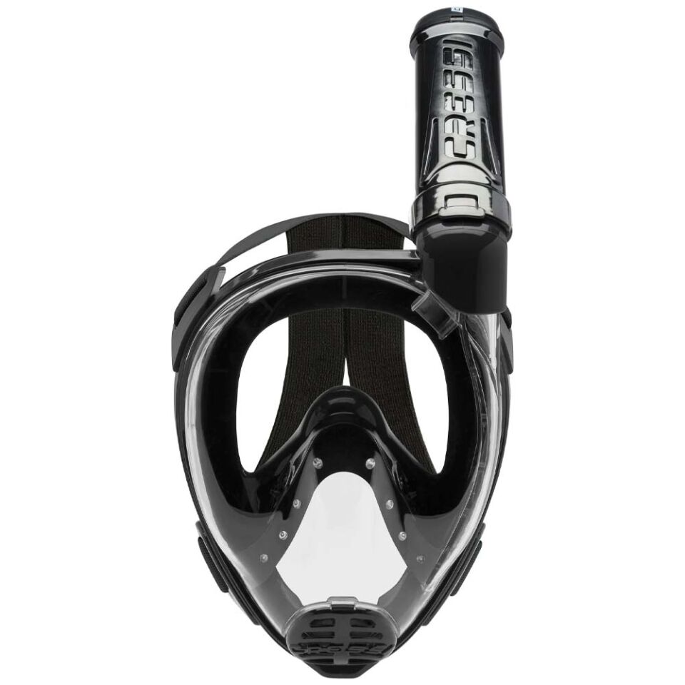 Cressi Baron Tam Yüz Maske BLACK-BLACK - S - M