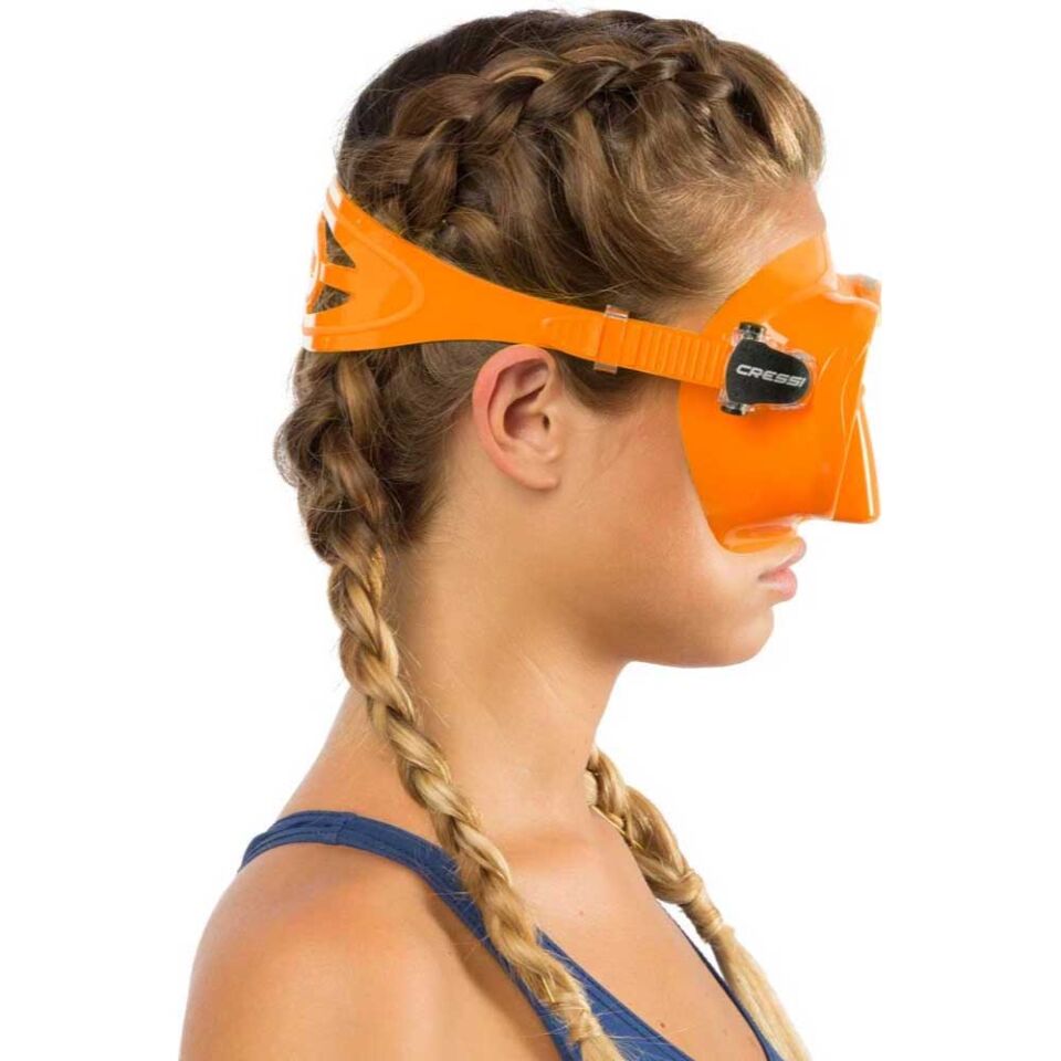 Cressi F1 Frameless Dalış Maskesi YETİŞKİN - Orange