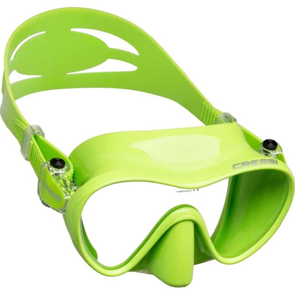Cressi F1 Frameless Dalış Maskesi YETİŞKİN - LIME