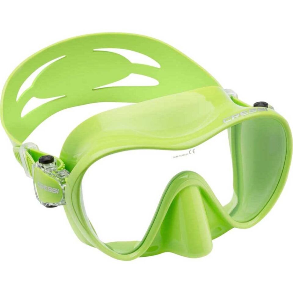 Cressi F1 Frameless Dalış Maskesi YETİŞKİN - LIME