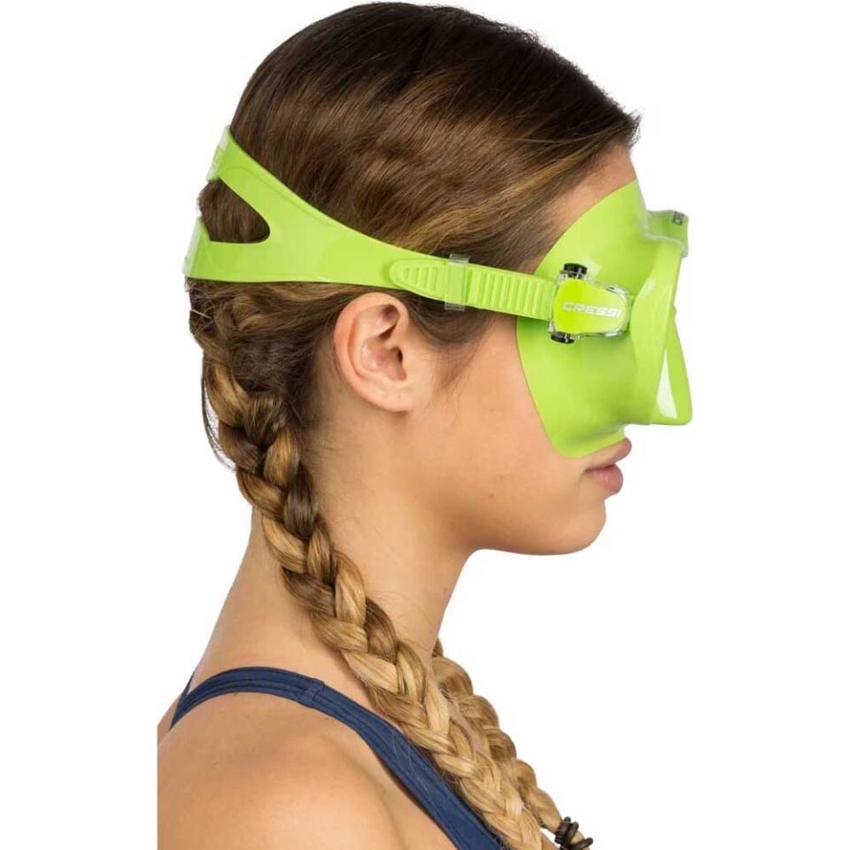 Cressi F1 Frameless Dalış Maskesi YETİŞKİN - LIME