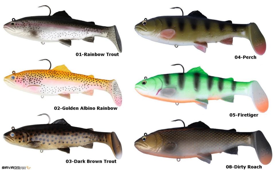 Savage gear 3D Trout Rattle Shad 12.5 cm 35 gr Sahte Balık