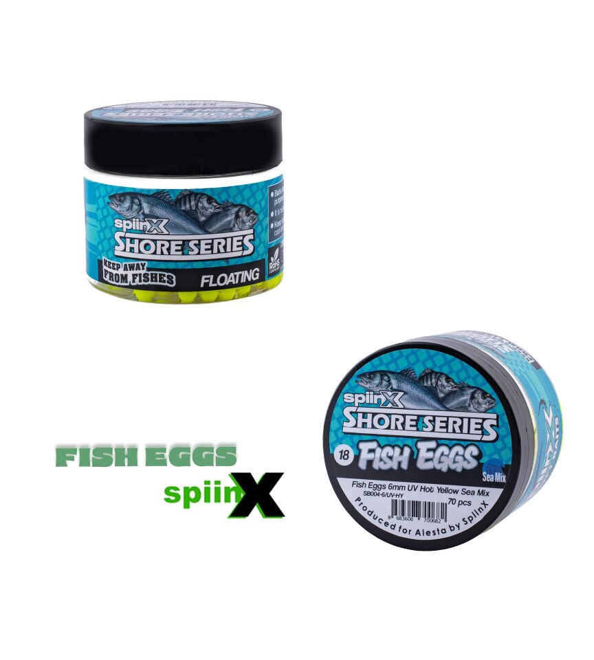 SPIINX EGG 6MM 70P SEA MIX UV HOT YELLOW KUTULU 18