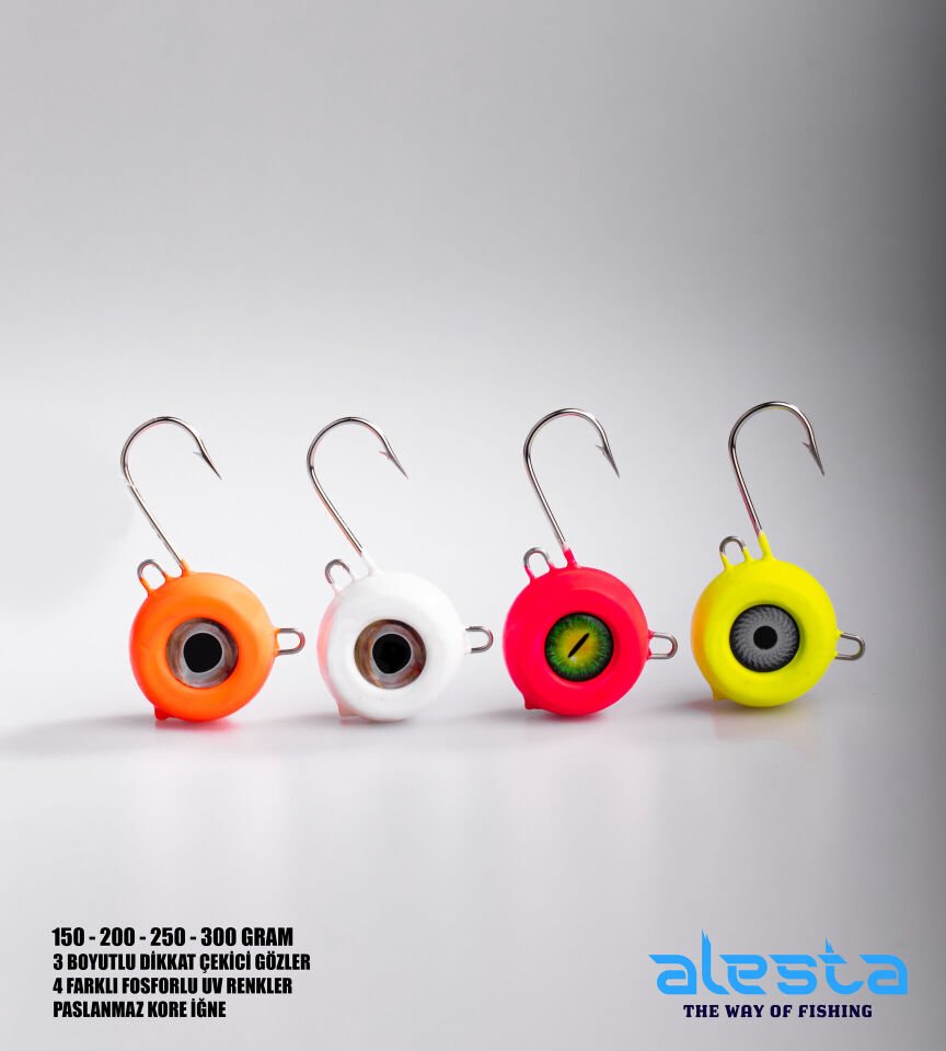 TENYA JIGHEAD 300G X6049 BEYAZ GLOW