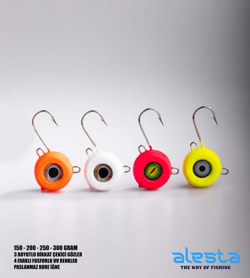 TENYA JIGHEAD 300G X6049 BEYAZ GLOW