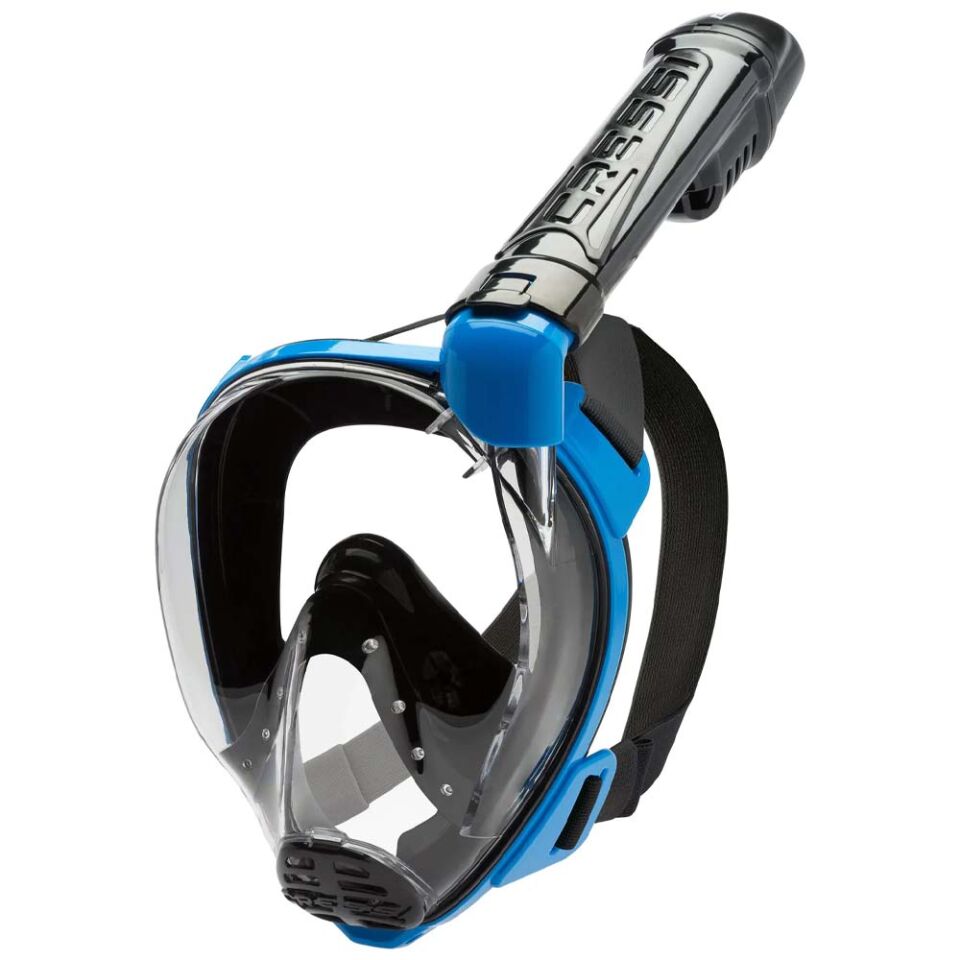 Cressi Baron Tam Yüz Maske BLACK-BLUE - S - M