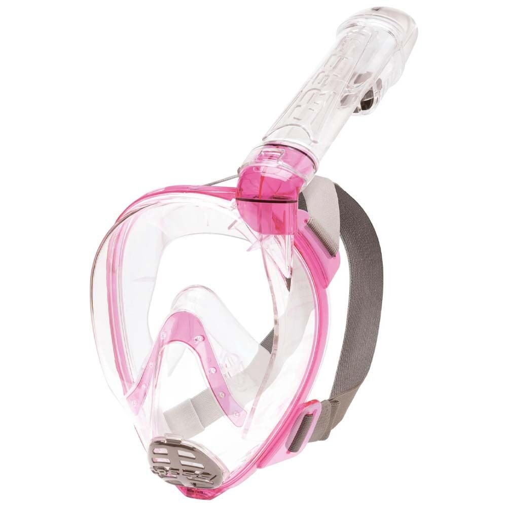 Cressi Baron Tam Yüz Maske CLEAR-PINK - S - M