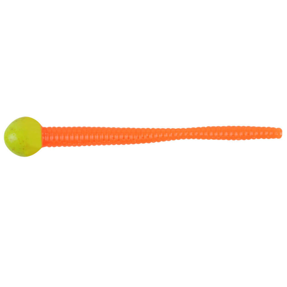 Berkley Powerbait Floating Mice Tails Sahte Yemi 8CM - 13LU - CHARTREUSE-FLUO ORANGE
