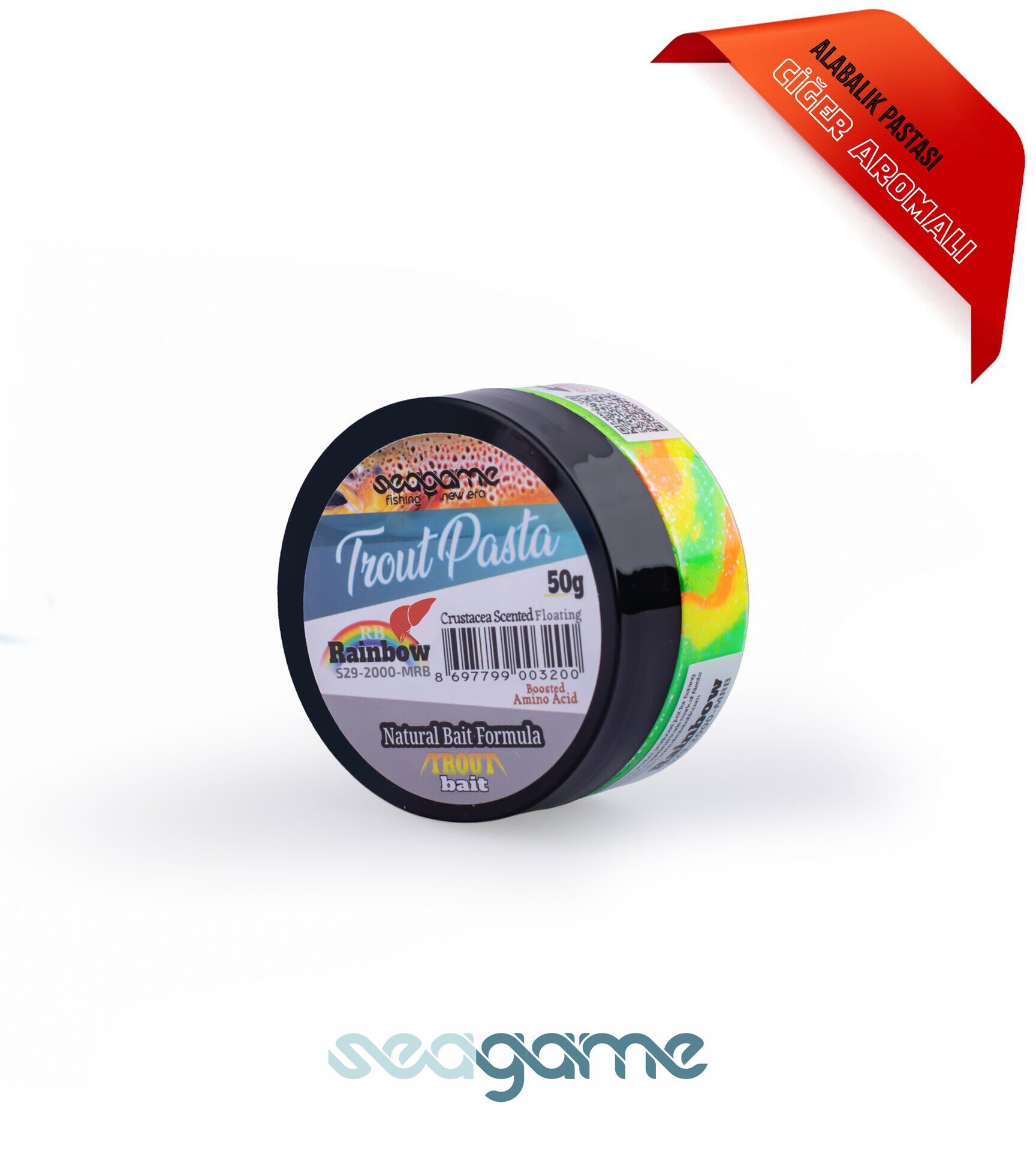 SEAGAME TROUT PASTA ALABALIK HAMURU CİĞER GÖKKUŞAĞI 50G