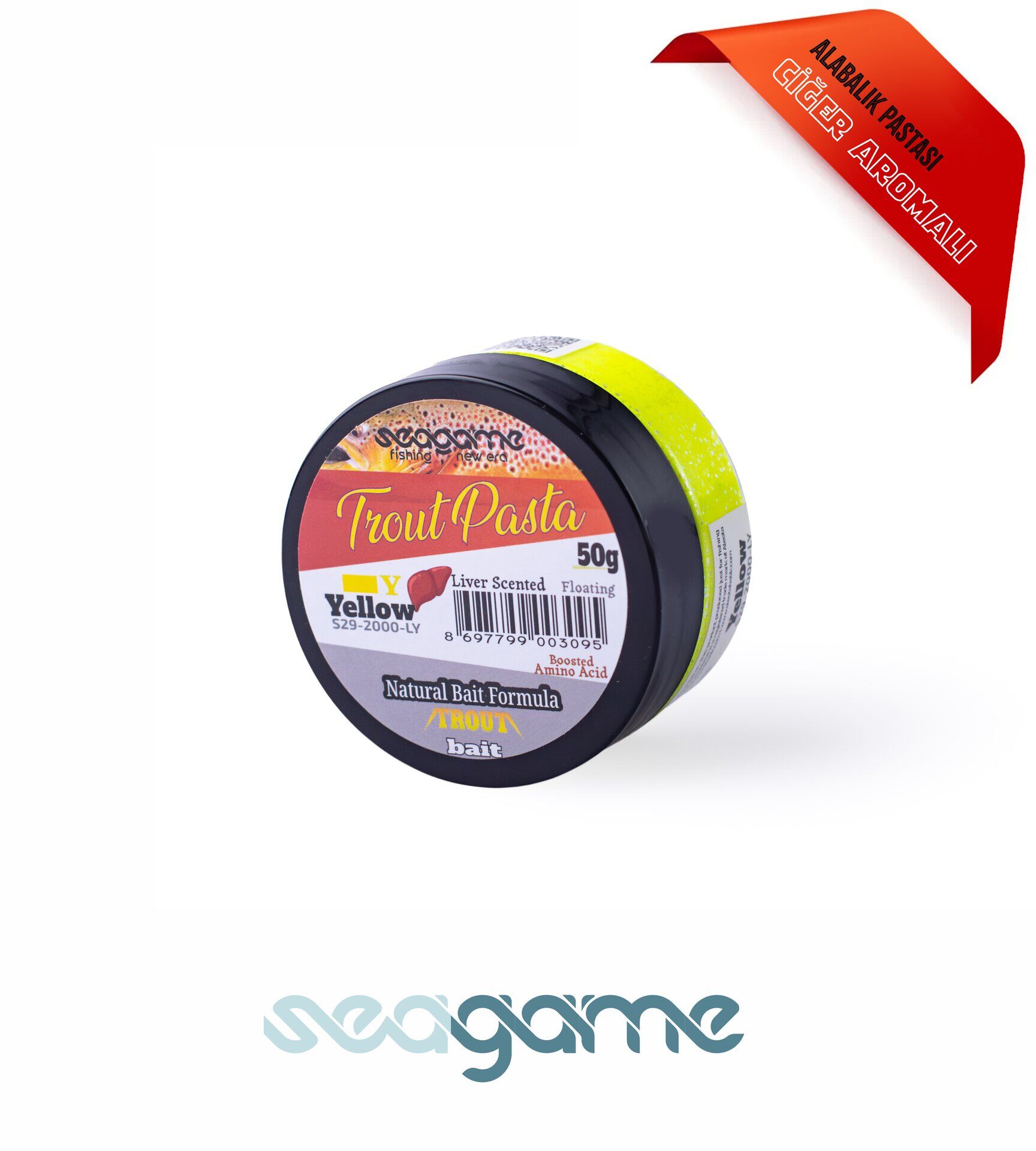 SEAGAME TROUT PASTA ALABALIK HAMURU CİĞER SARI 50G