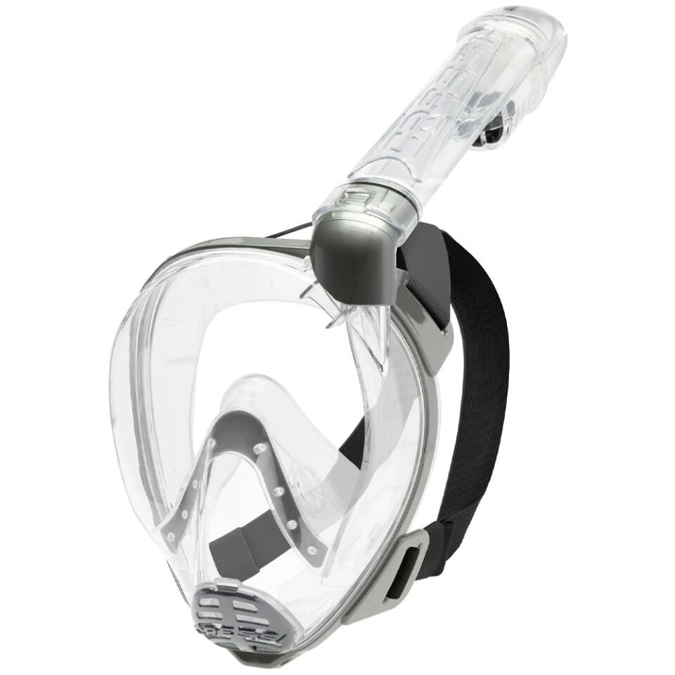Cressi Baron Tam Yüz Maske CLEAR-SILVER - M - L