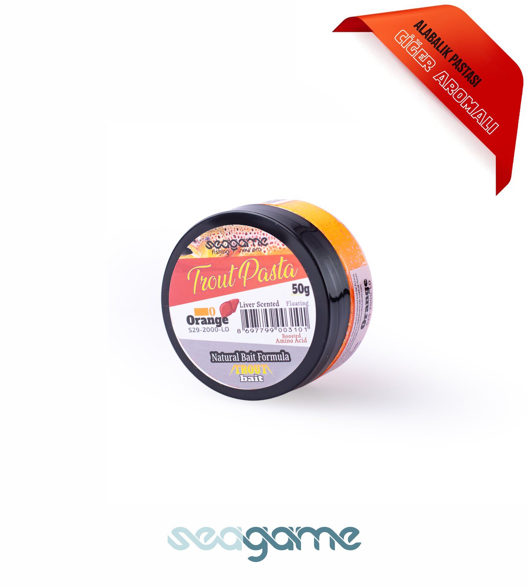 SEAGAME TROUT PASTA ALABALIK HAMURU CİĞER TURUNCU 50G