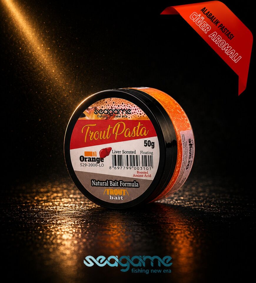 SEAGAME TROUT PASTA ALABALIK HAMURU CİĞER TURUNCU 50G