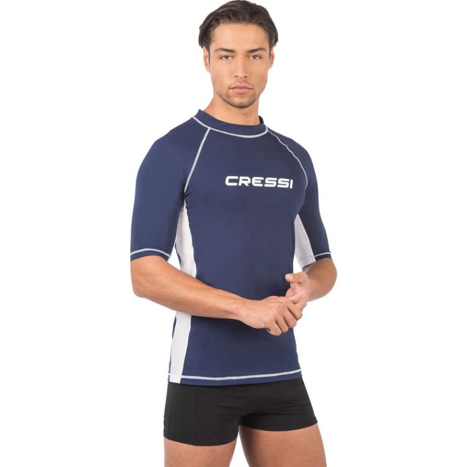 Cressi Rash Guard Man T-Shirt Dark Blue - 2XL - NO:6