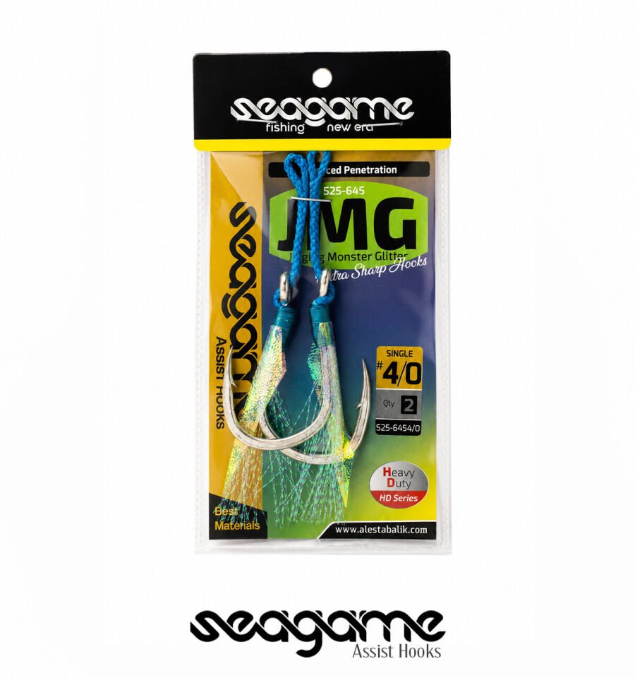 JIGGING MONSTER GLITTER JMG SINGLE 2P #4/0