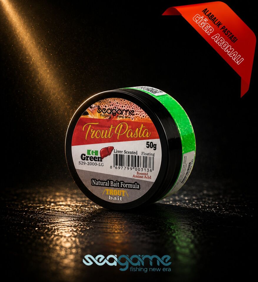 SEAGAME TROUT PASTA ALABALIK HAMURU CİĞER YEŞİL 50G