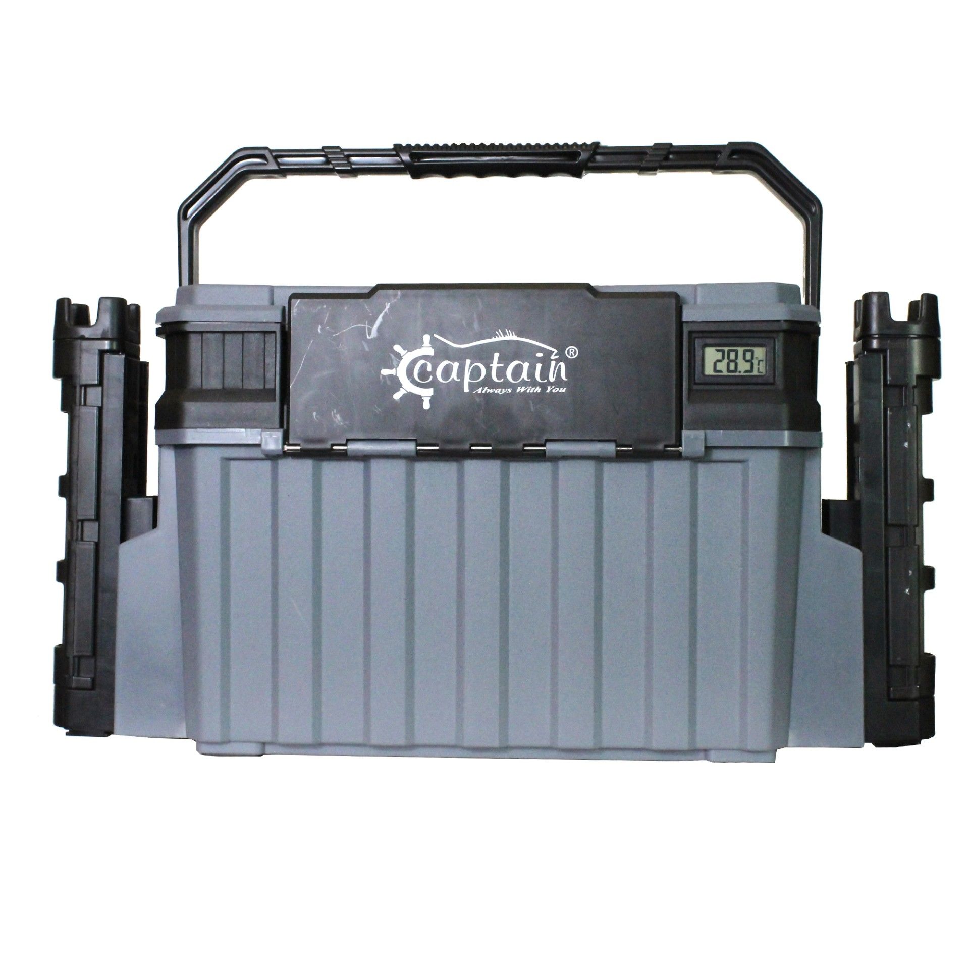 Captain 7212 Profesyonel Spin Takım Çantası ve Kamış Tutucu 42x25x28cm