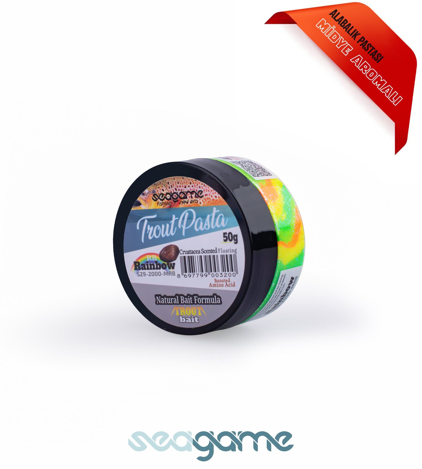 SEAGAME TROUT PASTA ALABALIK HAMURU MİDYE GÖKKUŞAĞI 50G
