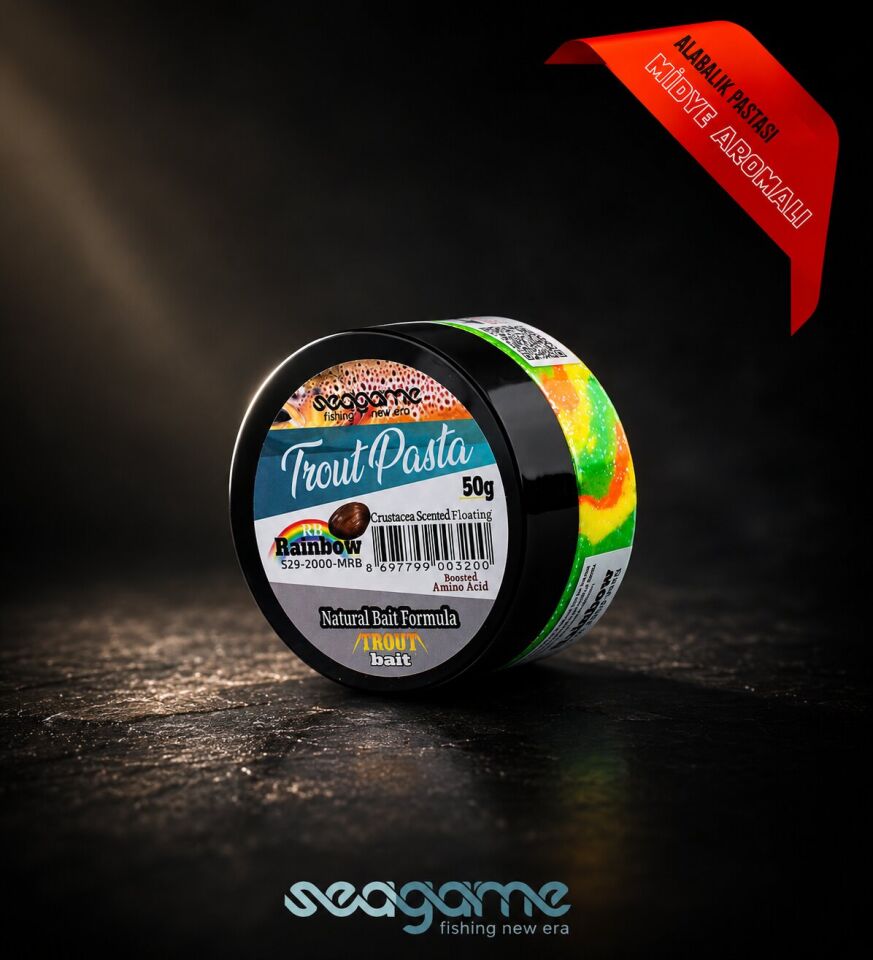 SEAGAME TROUT PASTA ALABALIK HAMURU MİDYE GÖKKUŞAĞI 50G