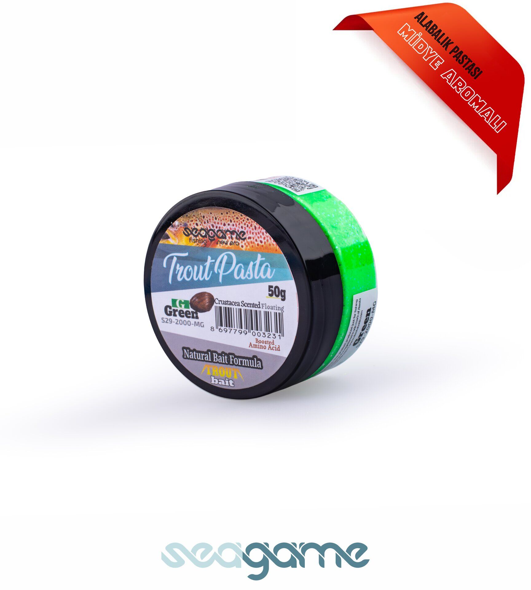 SEAGAME TROUT PASTA ALABALIK HAMURU MİDYE YEŞİL 50G