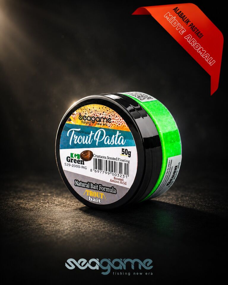 SEAGAME TROUT PASTA ALABALIK HAMURU MİDYE YEŞİL 50G