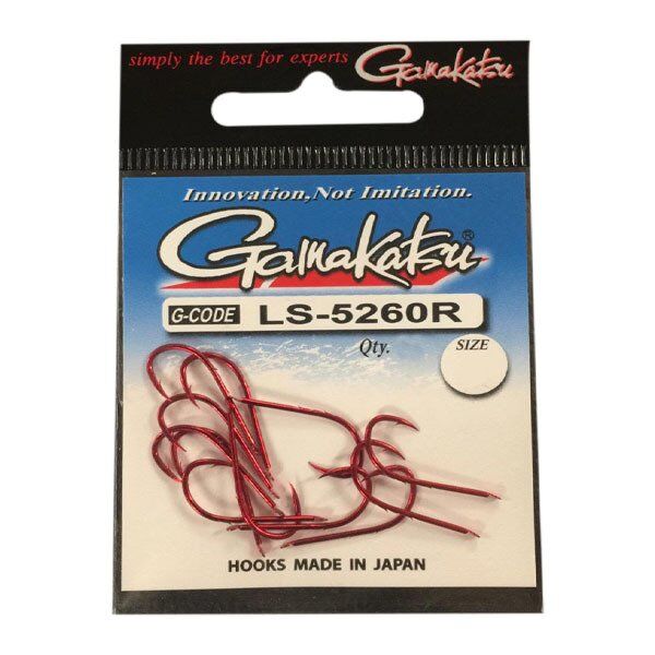 GAMAKATSU LS-5260R Kırmızı #4 Olta İğnesi 1/9