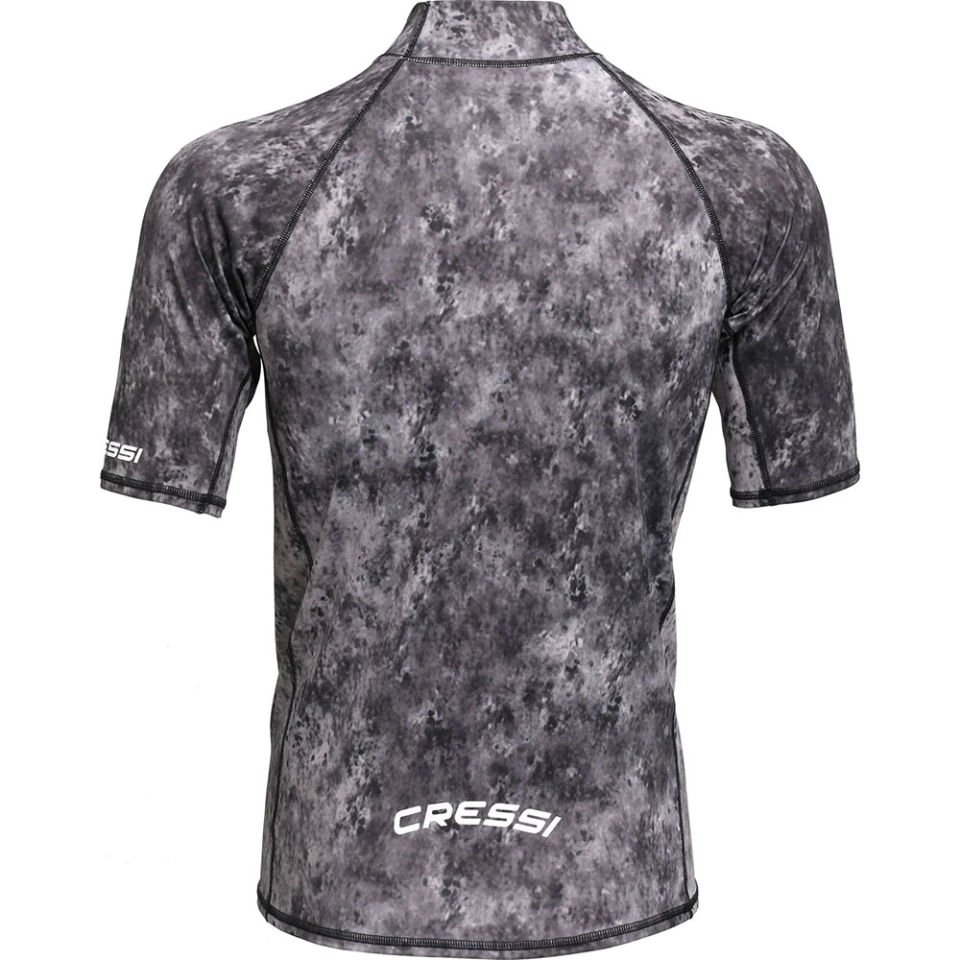Cressi Rash Guard Man T-Shirt 2XL - NO:6 - CAMO BLACK GREY