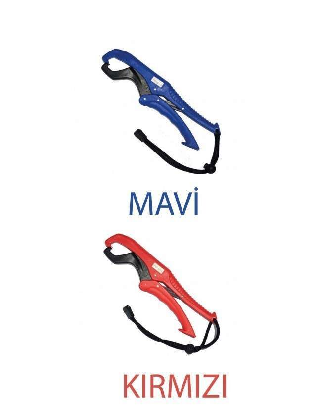 Captain 7505 Grip Plastik Balık Tutucu  Askı İpli 25cm KıRMıZı