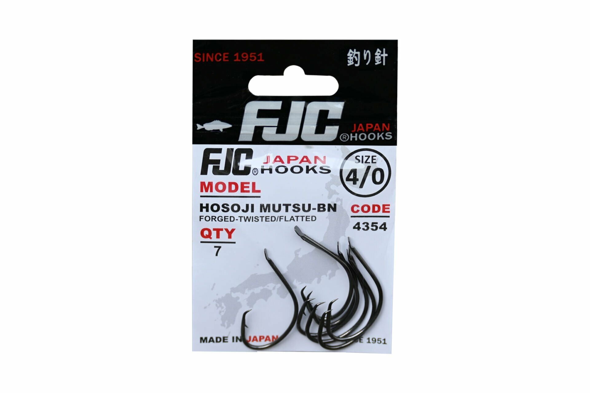 FJC4354 HOSOJI MUTSU BLACK NIKEL