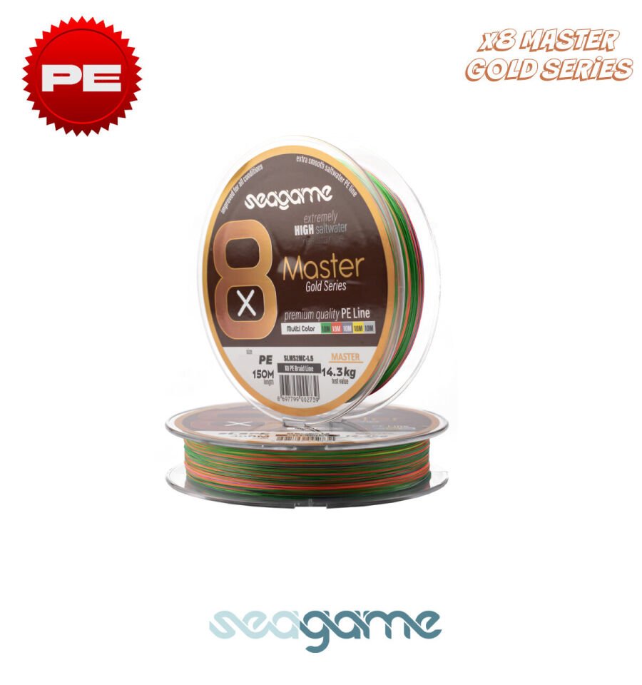 SEAGAME MASTER X8 PE 150M #0.14 MULTI COLOR