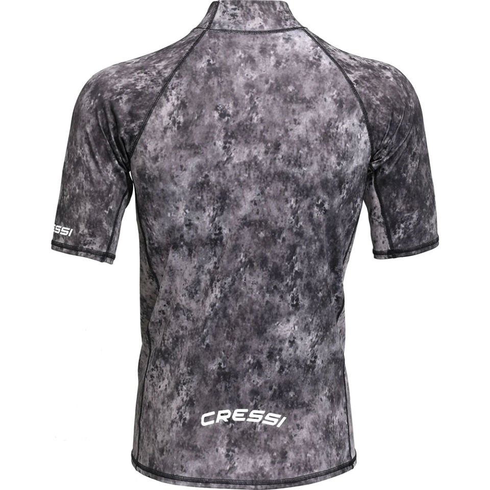 Cressi Rash Guard Man T-Shirt CAMO BLACK GREY - XL - NO:5