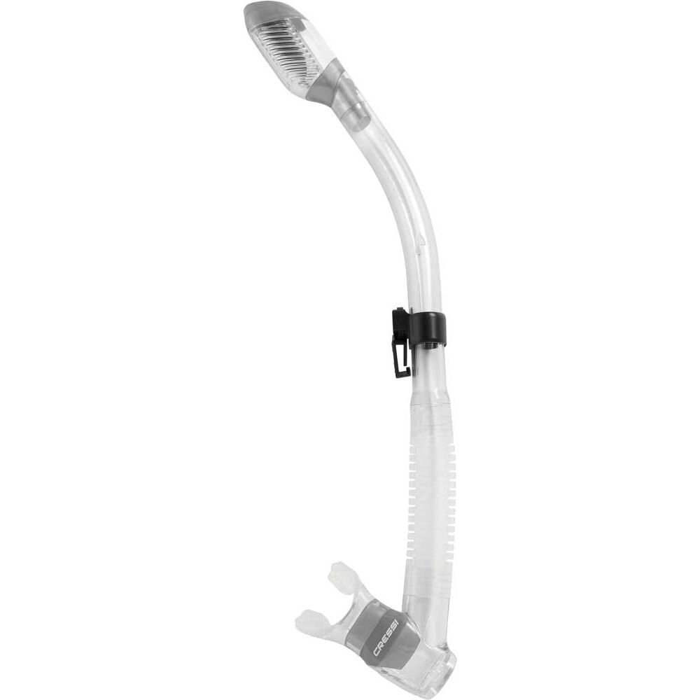 Cressi Supernova Dry Şnorkel CLEAR-SILVER
