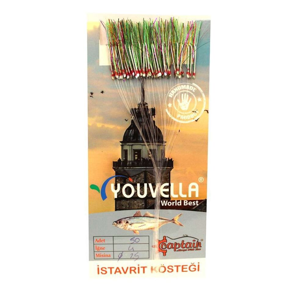 Çinekop Kösteği UV-GLOW Simli Youvella Kartonda 50 İğne 025mm Köstek 60