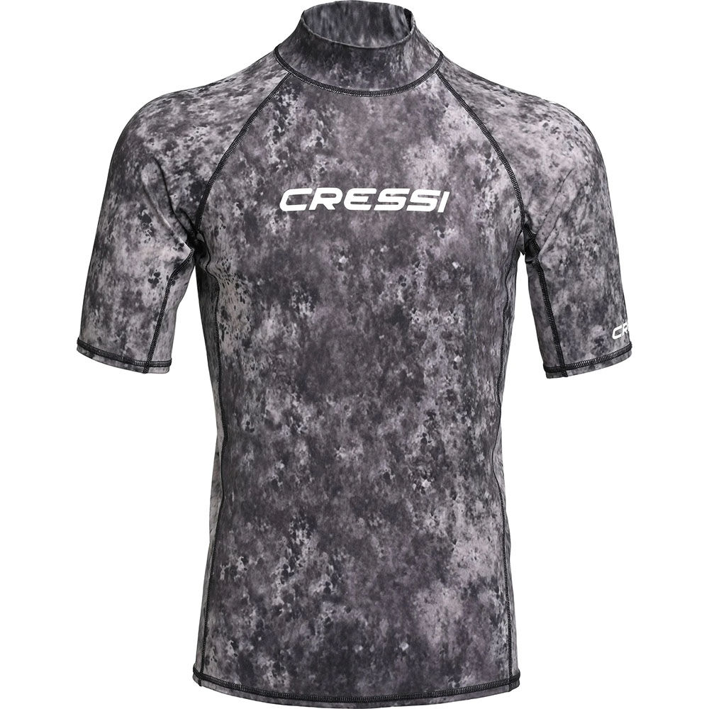 Cressi Rash Guard Man T-Shirt CAMO BLACK GREY - S - NO:2