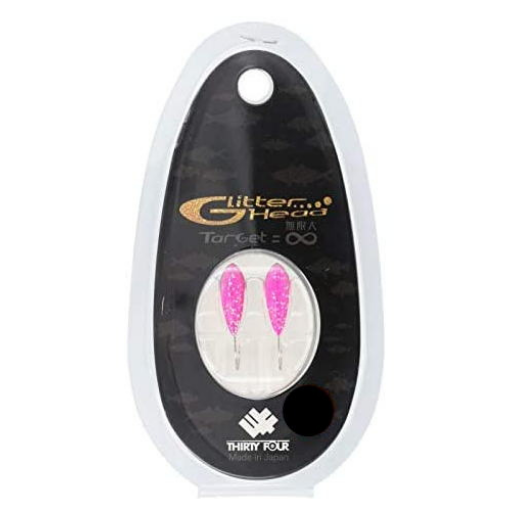 34 (Thirty Four) Glitter Head 2.5g Pink Glow