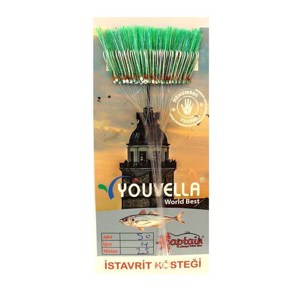 Çinekop Kösteği UV-GLOW Simli Youvella Kartonda 50 İğne 025mm Köstek 66
