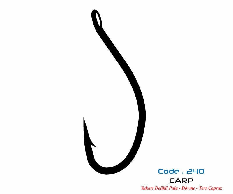 2401 CARP #4 BLACK NIKEL 10P