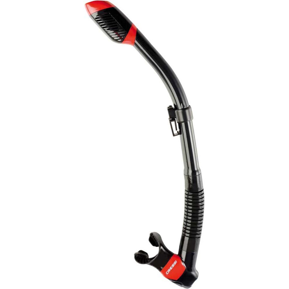 Cressi Supernova Dry Şnorkel BLACK-RED