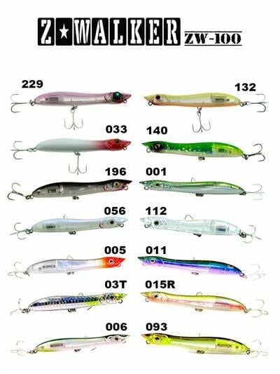 Fujin Z-Walker 100mm 11gr Su Üstü Maket Balık