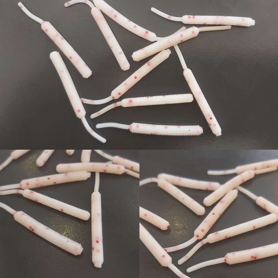 Mutant 3513 Serpentine 5cm Aromalı LRF Silikon Suni Yem 10lu Paket 324