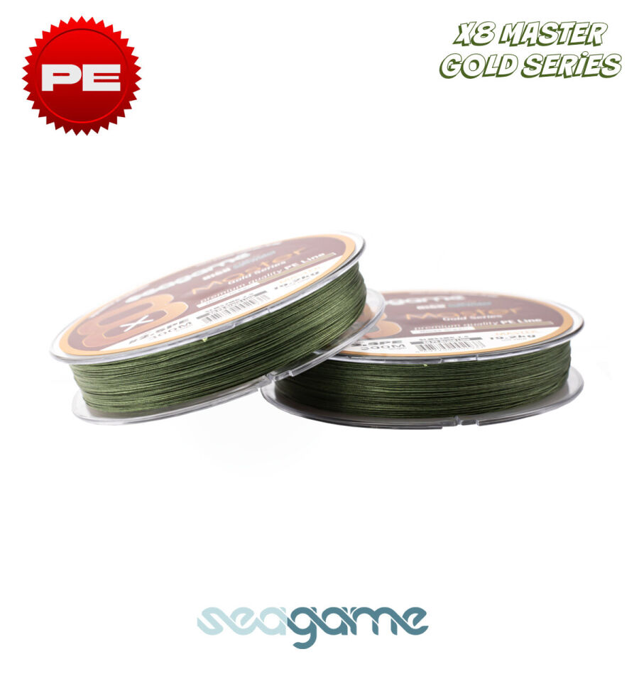 SEAGAME MASTER X8 PE 150M #0.20 MOSS GREEN