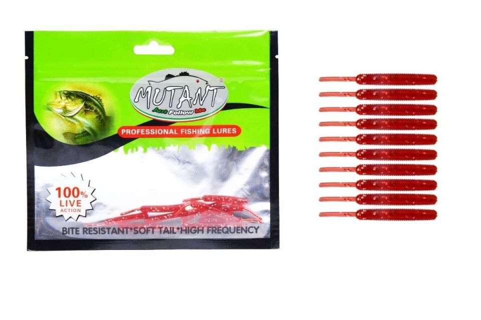 Mutant 3513 Serpentine 5cm Aromalı LRF Silikon Suni Yem 10lu Paket 321